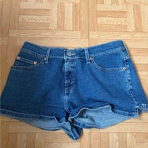 Classic Blue Denim Women's Shorts